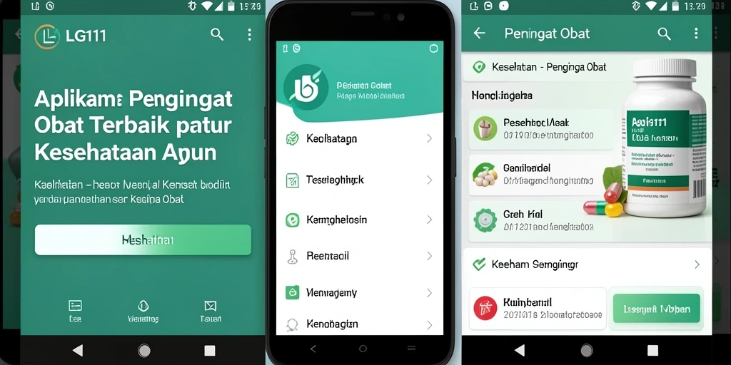 Antarmuka pengguna LG111 yang menarik dan mudah digunakan.
