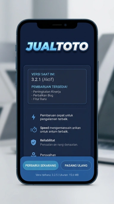 Tampilan riwayat versi jualtoto